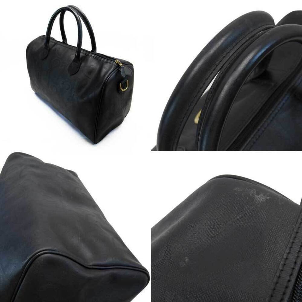 Christian Dior Boston bag black gold leather classic favorite - Picture 2 of 3